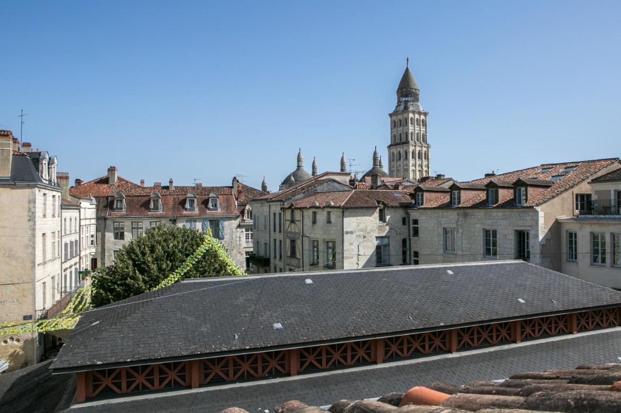 Logis Des Halles Du Coderc Leilighet Périgueux Eksteriør bilde